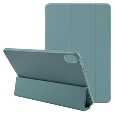 Per Huawei MatePad 11 2023 GEBEI Custodia pieghevole in pelle antiurto per tablet con supporto a 3 pieghe (verde scuro)