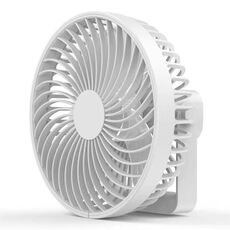 Ventilatore da campeggio per tenda portatile da esterno ricaricabile multifunzionale a LED (bianco)