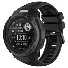 Per cinturino di ricambio in silicone sportivo Garmin Instinct 2X (nero)