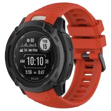 Per cinturino di ricambio in silicone sportivo Garmin Instinct 2X (rosso)