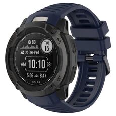 Per cinturino di ricambio in silicone sportivo Garmin Instinct 2X (blu notte)