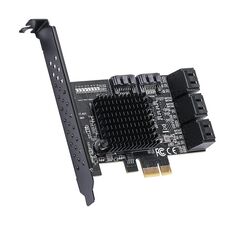 Scheda di espansione adattatore PCIE da 1X a 8 porte SATA 3.0 Convertitore ASMedia ASM1166