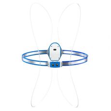 Luce da corsa ricaricabile tramite USB Luce pettorale (blu scuro)