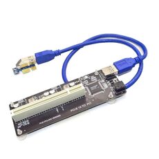 PCI-E 1X a scheda riser PCI singola Adattatore di estensione Aggiungi scheda di espansione per computer PC