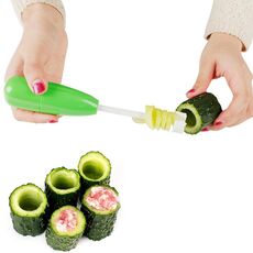 2 set 4 in 1 di verdure scavatrici di frutta che scavano gadget da cucina (confezione in blister)