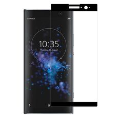 Per Sony Xperia XA2 Plus Pellicola in vetro temperato a schermo intero con bordo curvo 3D