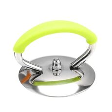 5 pezzi universali in silicone per pentole con manico per utensili da cucina, stile: anello in silicone verde