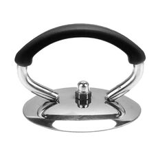 Accessori universali per utensili da cucina con manico per coperchio in silicone, stile: anello in silicone nero