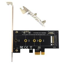 PCI-E 1X a M.2 NVME KEY-M Adattatore scheda riser SSD con deflettore