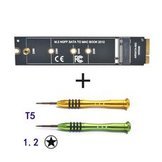 M.2 NGFF SATA a MAC SSD Riser Card per MacBook Air 2012 A1465 A1466 con cacciavite
