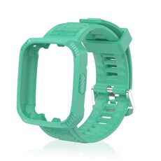 Per Redmi Watch 3 cinturino in silicone integrato con trama in fibra di carbonio (verde scuro)