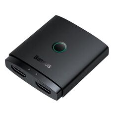 Switcher convertitore HDMI Baseus 2 in 1 uscita (nero)