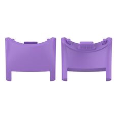 Per Xiaomi Mi Band 8 1 paio di connettori per cinturino in plastica per PC (viola)
