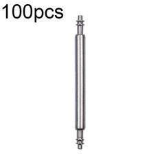 100 pezzi/set cinturino in acciaio inossidabile 304 cinturino per biella tutto in acciaio alette per interruttori, stile: doppia resistenza (1,5 x 22 mm)