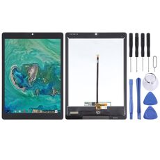 Schermo LCD con assemblaggio completo di digitalizzatore per Acer Chromebook Tab 10 D651N (nero)