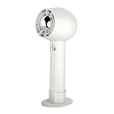 Mini ventilatore palmare USB Mute Ventilatore turbo portatile da esterno per desktop (Bright Moon White)