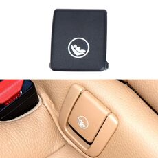 Copertura di ancoraggio della cintura di sicurezza per seggiolino posteriore per seggiolino per bambini per volvo V90 / S90 / S60 / XC40 / XC60, guida a sinistra (nero)
