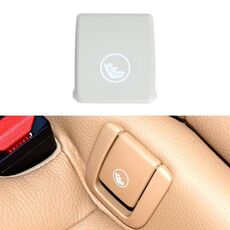 Seggiolino per bambini Sedile della fila posteriore Cintura di sicurezza Copertura di ancoraggio per volvo V90 / S90 / S60 / XC40 / XC60, guida a sinistra (beige bianco)