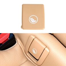 Seggiolino per bambini Sedile della fila posteriore Cintura di sicurezza Copertura di ancoraggio per volvo V90 / S90 / S60 / XC40 / XC60, guida a sinistra (marrone)