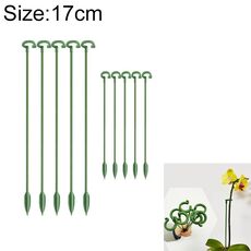 10pcs pianta in vaso a forma di fiore asta di supporto fissa cornice di protezione fogliare anti-alloggiamento, dimensioni: 17 cm