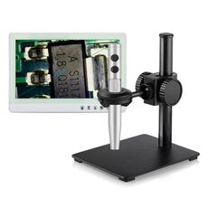 Dermatoscopio d'ingrandimento del microscopio elettronico digitale da 5 milioni, specifica: B008 + Z008 Rack di sollevamento alto basso + schermo da 10 pollici