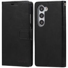 Per Samsung Galaxy S23 5G GOOSPERY BLUE MOON Custodia per telefono in pelle Crazy Horse Texture (nera)