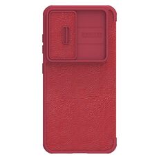 Per Samsung Galaxy S23 + 5G NILLKIN QIN Series Pro Cover per fotocamera scorrevole Design Custodia in pelle per telefono (rosso)