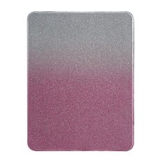 Per iPad Pro 11 2022/2021/2020 Custodia per tablet in pelle crosta magnetica sfumata glitterata (rosa rossa)