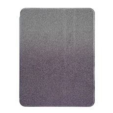 Per iPad Pro 11 2022/2021/2020 Custodia per tablet in pelle crosta magnetica con glitter sfumato (viola)