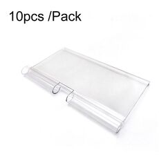 50 pezzi 42 x 60 mm Display per cartellini del prezzo a doppia linea per supermercato