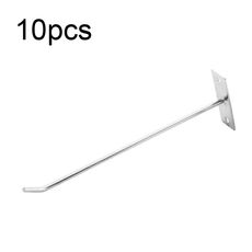 Ganci per gioielli con display a parete per unghie spessi 10 pezzi 4 mm Ganci a filo singolo, lunghezza: 5 cm