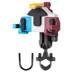 MOTOSLG Crab Staffa per morsetto per telefono moto Supporto per barra di tipo U (Blu bianco rosso)