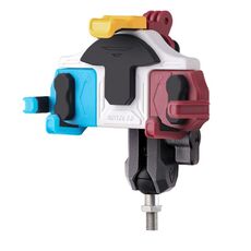 MOTOSLG Crab Staffa per morsetto per telefono moto M10 Ballhead Mount (Blu bianco rosso)