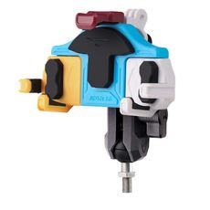 MOTOSLG Crab Staffa per morsetto per telefono moto M10 Ballhead Mount (giallo blu bianco)