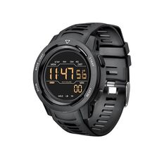 Calorie Pedometro Sveglia Impermeabile Multifunzionale Mountain Sports Antiurto Smartwatch(Nero)