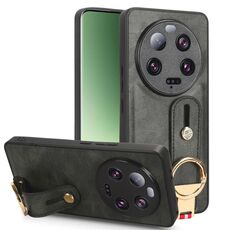Per Xiaomi 13 Custodia per cellulare posteriore in pelle con cinturino ultra (verde)