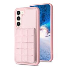 Per Samsung Galaxy S22 + 5G Grid Card Slot Custodia per telefono (rosa)