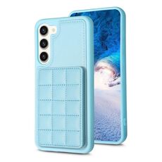 Per Samsung Galaxy S22 + 5G Grid Card Slot Custodia per telefono (blu)