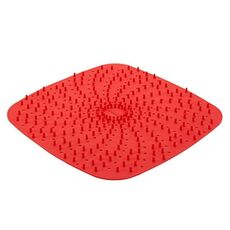 Friggitrice ad aria Riutilizzabile Fodera in silicone Tappetino antiaderente Cuscinetto a vapore Accessori da cucina Quadrato rosso 20,2 cm