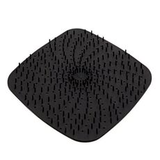 Friggitrice ad aria Riutilizzabile Tappetino in silicone Tappetino per cottura a vapore antiaderente Accessori da cucina Quadrato nero 23 cm