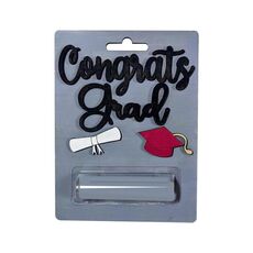 Biglietti d'auguri creativi in legno per la laurea felice Celebrazioni di feste Biglietto di congratulazioni con porta soldi (grigio)