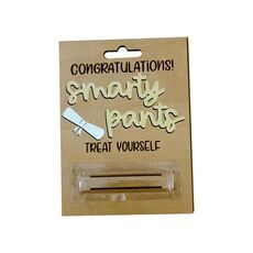 Biglietti d'auguri creativi in legno per la laurea felice Celebrazioni di feste Biglietto di congratulazioni con porta soldi (giallo)