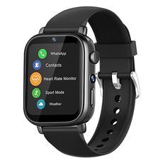 UNIWA X1S 1,9 pollici IP67 impermeabile 4G Android 8.1 Dual Camera Smart Watch supporto misurazione della temperatura, specifica: 1G + 8G (nero)