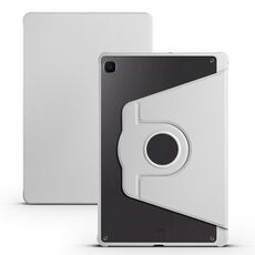 Custodia in pelle per tablet Smart con rotazione a 360 gradi in acrilico per Samsung Galaxy Tab S6 Lite P610 (grigio siderale)
