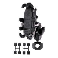 MOTOSLG Crab Supporto per morsetto per telefono moto O-Type Supporto per specchietto retrovisore (nero)