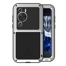 Per Huawei P60 / P60 Pro / P60 Art LOVE MEI POWERFUL Custodia in metallo antiurto impermeabile antipolvere (argento)