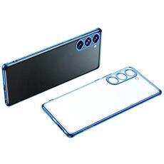Per Samsung Galaxy S23+ 5G SULADA Custodia per telefono in TPU satinato galvanico (blu)