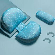 Cuscino per il sonno laterale per il supporto della vita incinta Cuscino per l'addome rimovibile multifunzionale, colore: blu probiotici