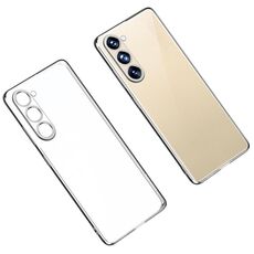 Per Samsung Galaxy S23+ 5G SULADA Custodia antiurto in TPU trasparente per telefono (argento)