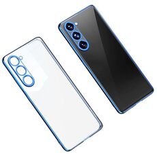Per Samsung Galaxy S23+ 5G SULADA Custodia antiurto in TPU trasparente per telefono (blu)